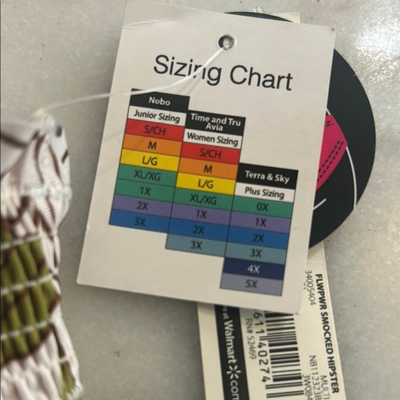 No Boundaries Pink and Blue Bikini with Tropical Flair - Picture 5 of 9